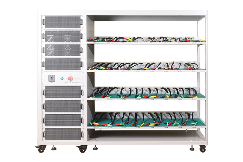 64 channel battery charging and discharging test integrated battery cabinet
